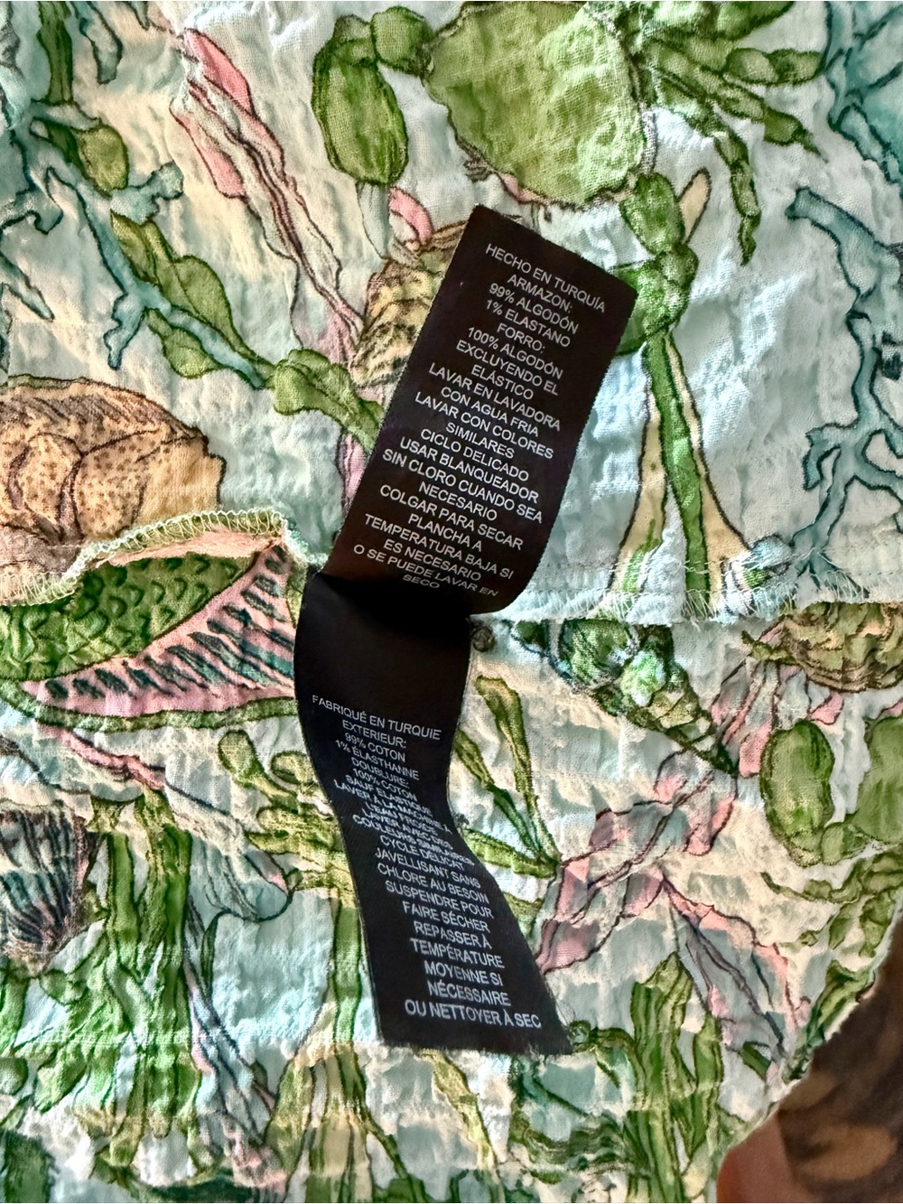 kate spade Green and Blue Aquatic Print Maxi Dress - Picture 7 of 7